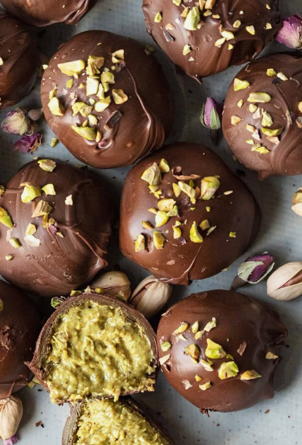 Konafa Pistachio Truffles