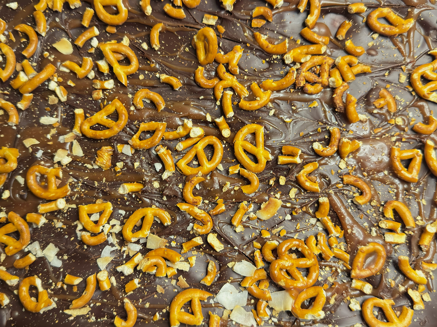 Toffee with Salted Pretzels