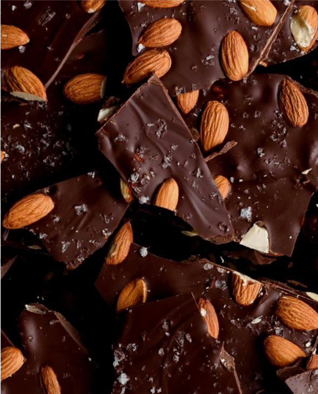 Salted Crunchy Almonds Bark
